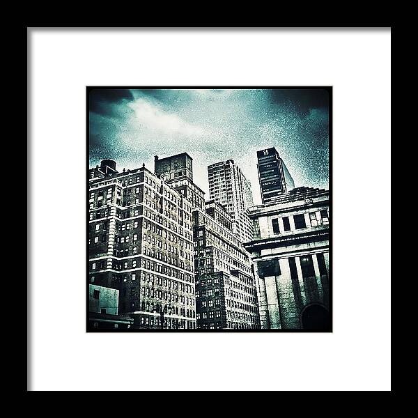 Building Framed Print featuring the photograph #ccpi #clouds #architecture #building by Christopher Campbell