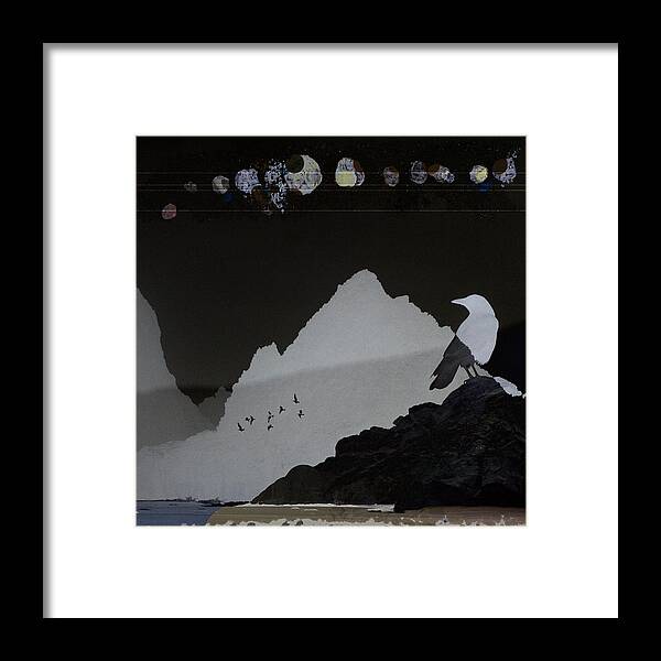 Bird Framed Print featuring the photograph Celestial Shadows by Carol Leigh