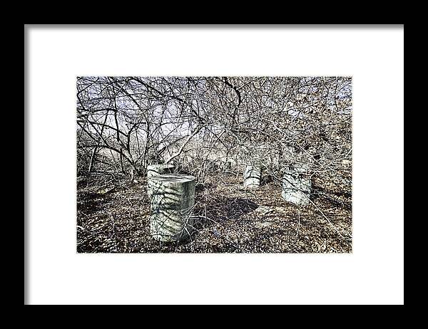 Lincoln Park Framed Print featuring the photograph Cementhenge by Kate Hannon