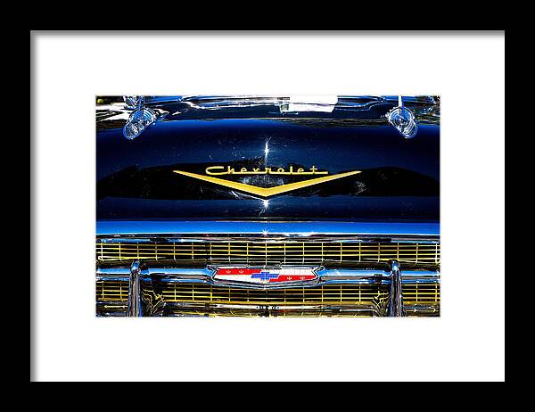 Chevrolet Framed Print featuring the photograph Chevrolet by Burney Lieberman