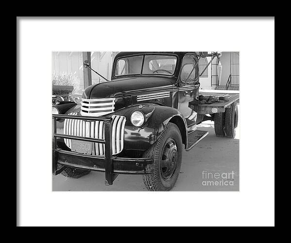 Chevy Framed Print featuring the photograph Chevrolet Farm Truck by Pamela Walrath