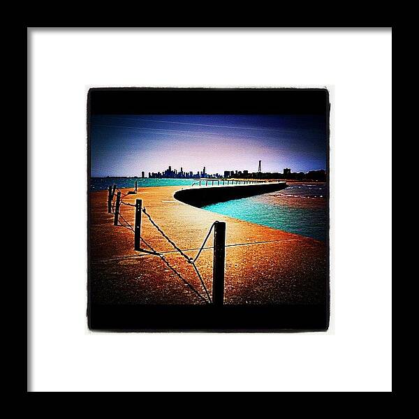 Architecture Framed Print featuring the photograph #chicago #architecture #architectureporn by James Roach