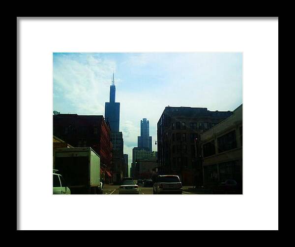 Chicago Framed Print featuring the photograph Chicago Flow by Samantha Lusby
