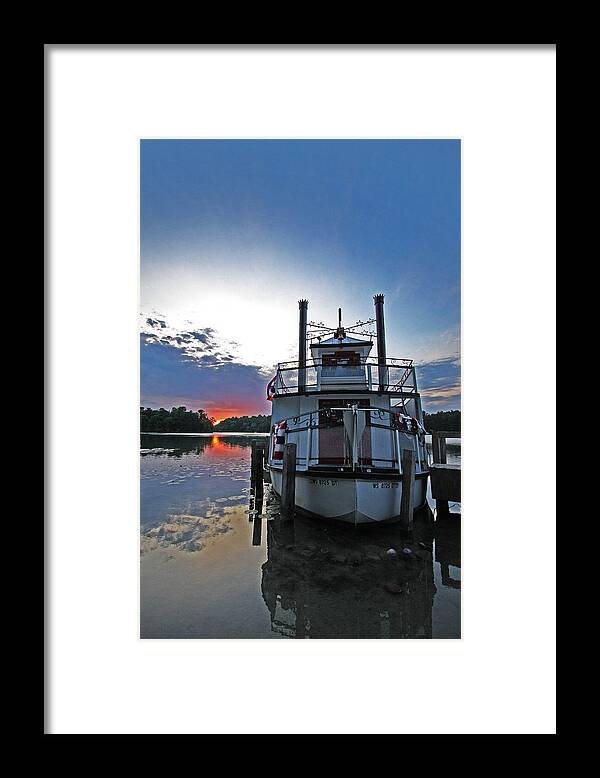 Chief Waupaca Framed Print featuring the photograph Chief Sunset by Ty Helbach