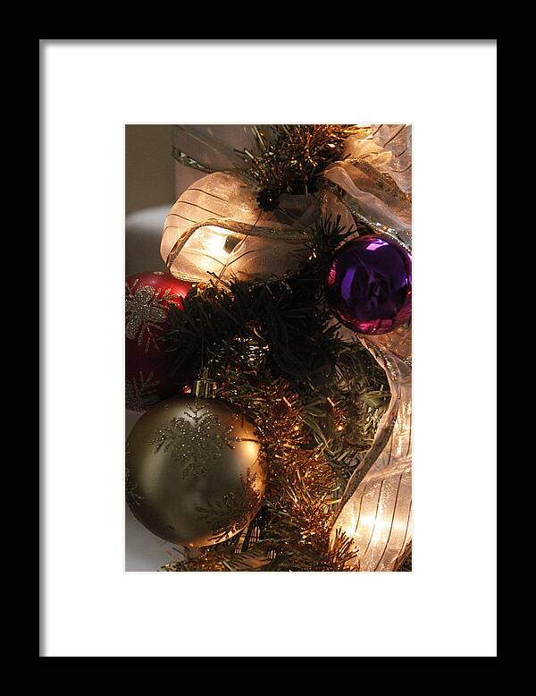 Merry Christmas Framed Print featuring the photograph Christmas Decoration by Ivete Basso Photography