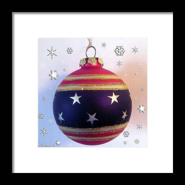 Brian Wallace Framed Print featuring the photograph Christmas Ornament by Brian Wallace