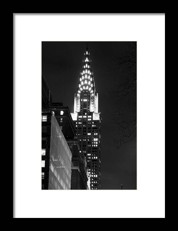 New York City Framed Print featuring the photograph Chrysler Building by Michael Dorn