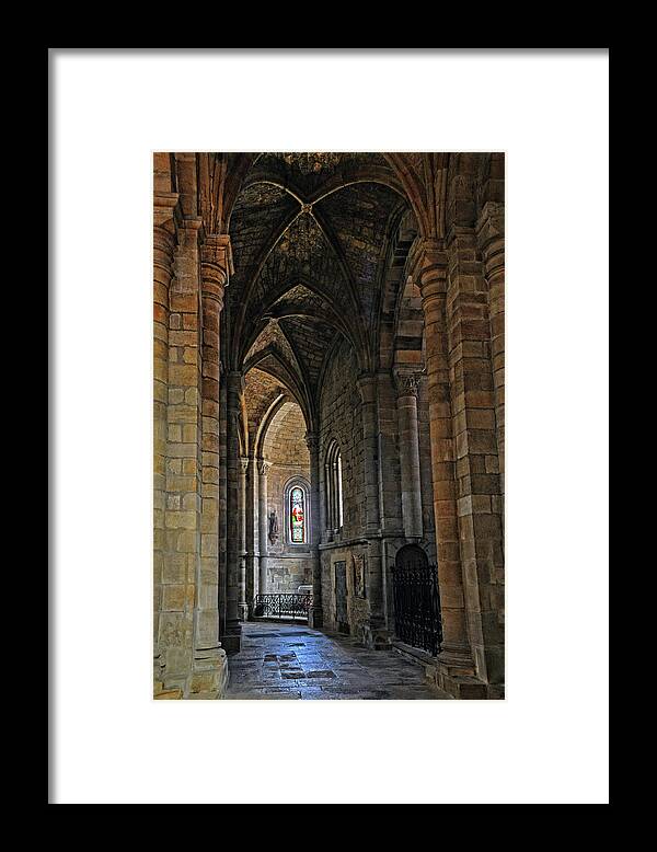 Church Framed Print featuring the photograph Church Passageway Provence France by Dave Mills