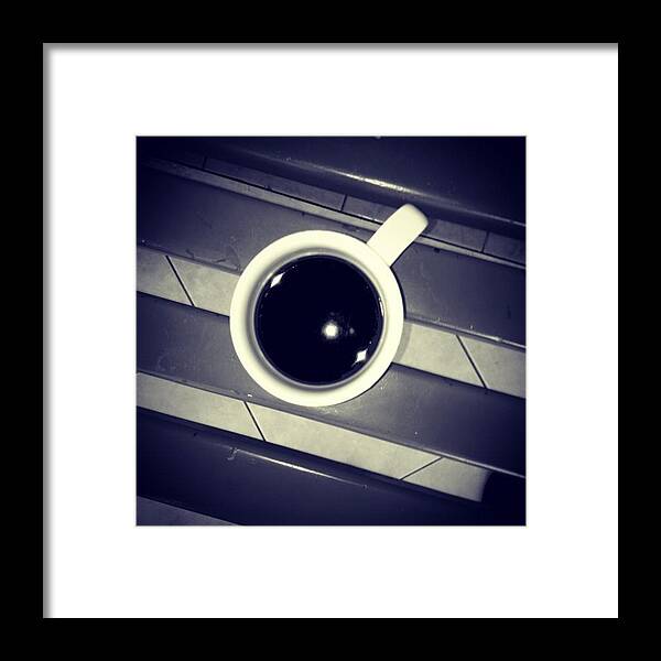 Instagram_id Framed Print featuring the photograph Cikopiblackcoffe #iphonesia #instafood by R Ra