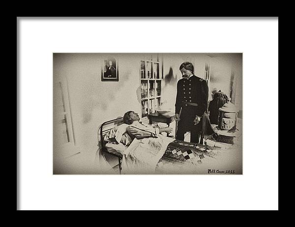 Civil War Framed Print featuring the photograph Civil War Hospital by Bill Cannon