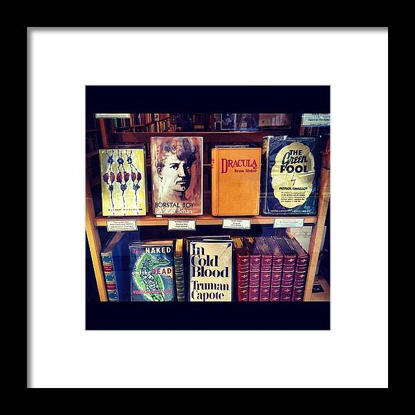 Bookstore Framed Print featuring the photograph Classic Books #bookstore #dublin by David Lynch