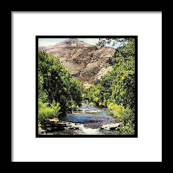  Framed Print featuring the photograph Clear Creek, Golden Co by Susannah Campora