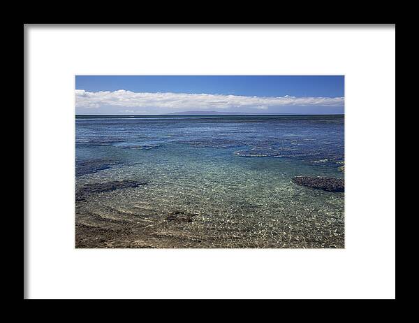 Beach Art Framed Print featuring the photograph Clear Water and Coral by Jenna Szerlag