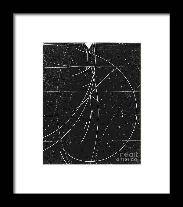 Cloud Chamber Framed Print featuring the photograph Cloud Chamber by Rad. Lab./Omikron