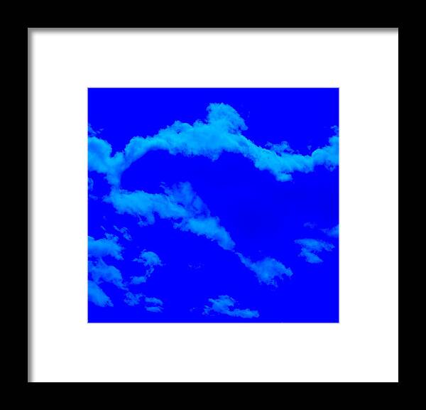 Clouds Framed Print featuring the photograph Clouds 1 by Donna Shaw