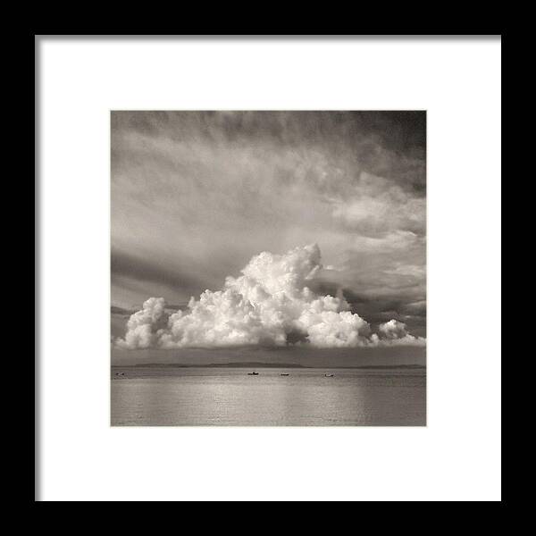 Tagstagram Framed Print featuring the photograph Clouds Over The Lake District by Anita Callister Jones