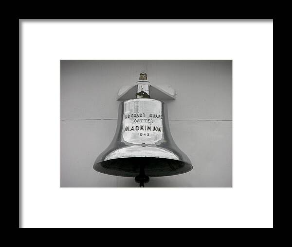 Ship Framed Print featuring the photograph Coast Guard Bell by Keith Stokes