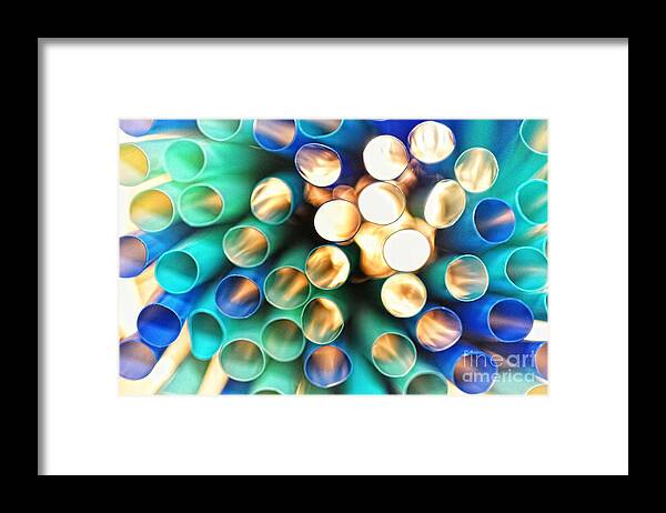 Abstract Framed Print featuring the photograph ColdHeat by Lisa Argyropoulos