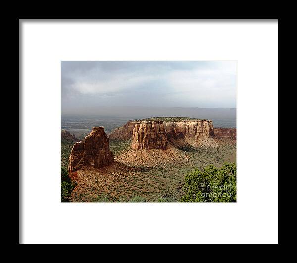Colorado Framed Print featuring the photograph Colorado National Monument by Patricia Januszkiewicz