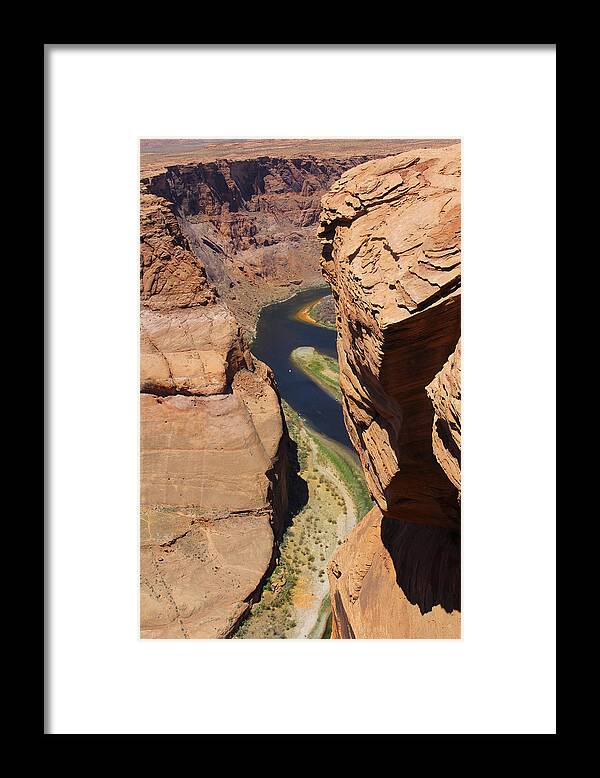 Arizona Framed Print featuring the photograph Colorado River at Horseshoe Bend by Mike McGlothlen