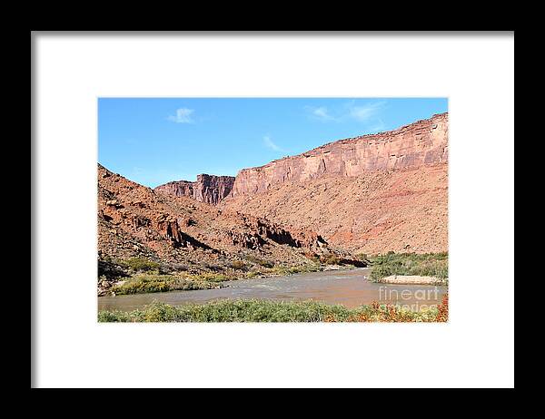 Colorado River Framed Print featuring the photograph Colorado River by Pamela Walrath