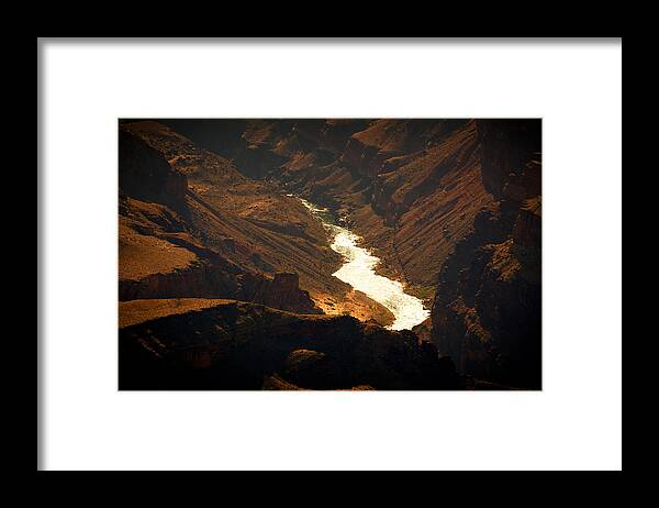Colorado River Framed Print featuring the photograph Colorado River Rapids by Julie Niemela