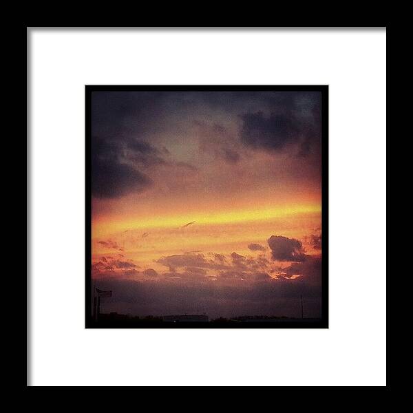 Colorful Skies Framed Print featuring the photograph Colorful Skies by Jennifer Rene