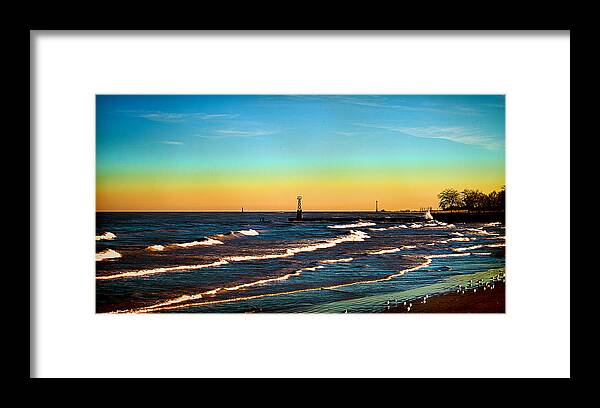 Sunset Framed Print featuring the photograph Colorful Sunset by Milena Ilieva
