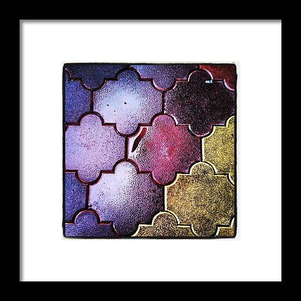 Textures Framed Print featuring the photograph #colors #textures #awesome #random by Salomi Shah