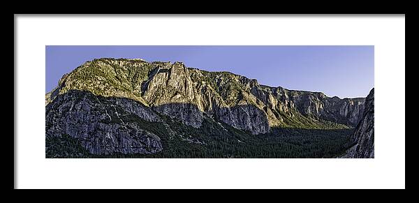Yosemite Framed Print featuring the photograph Columbia Rock Outlook by Nathaniel Kolby