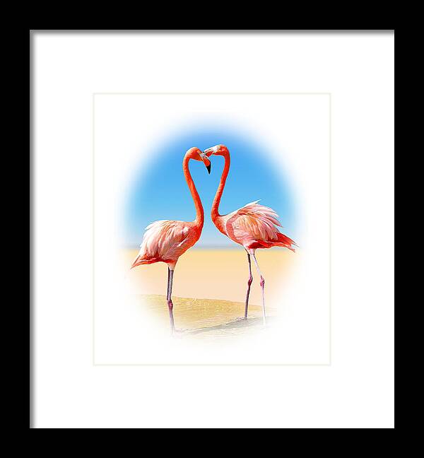 Flamingo Framed Print featuring the photograph Come Fly With Me by Kristin Elmquist