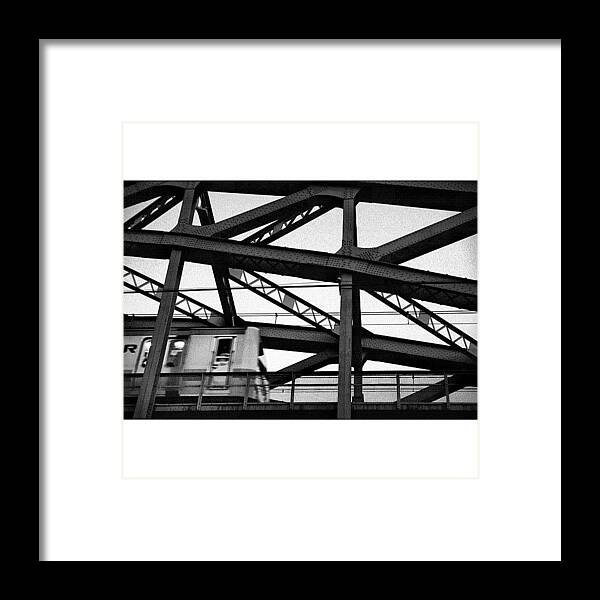 Bridge Framed Print featuring the photograph Commuter #tokyo #japan #japanese #jr by Kafin Noeman