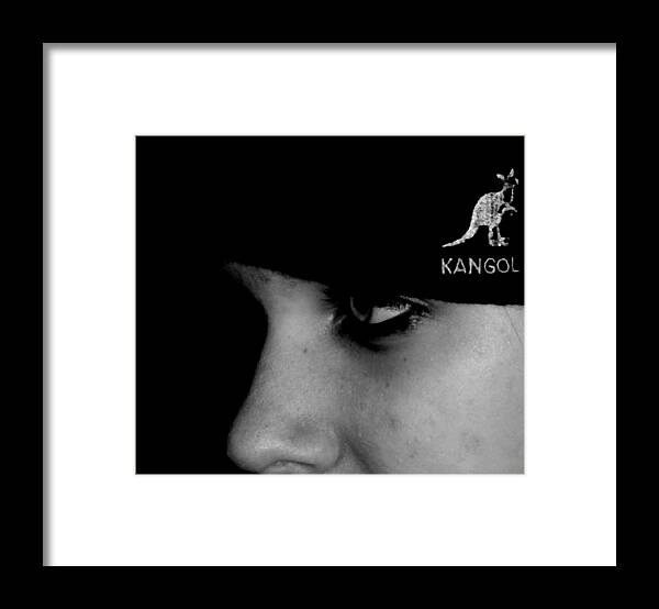 Black And White Framed Print featuring the photograph Contemplation by Karen Harrison Brown