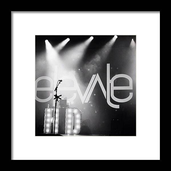 Conference Framed Print featuring the photograph Conference Was Awesome!!! #elevatehd by Jordan Holliman