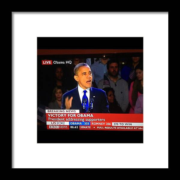 Swerve Framed Print featuring the photograph Congratulations...mr. President. Well by Elbashir Idris