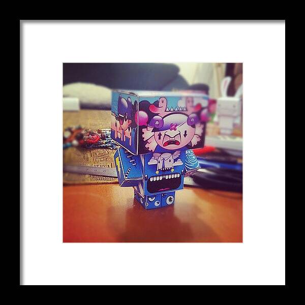 Instaart Framed Print featuring the photograph Cool Paper Toy By Me 😁 #webstagram by May Pinky ✨