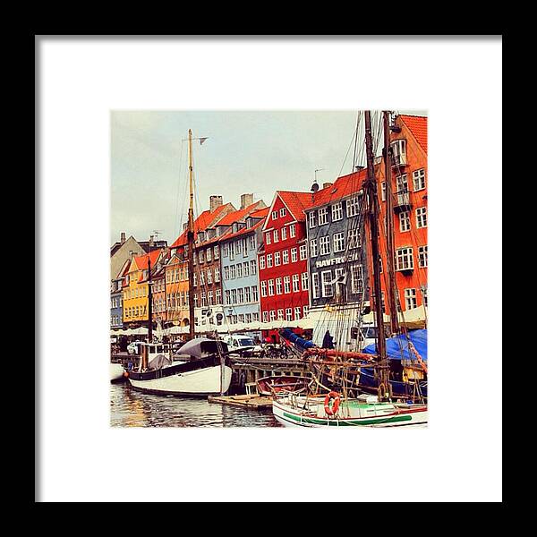 Copenhagen Framed Print featuring the photograph Copenhagen by Luisa Azzolini