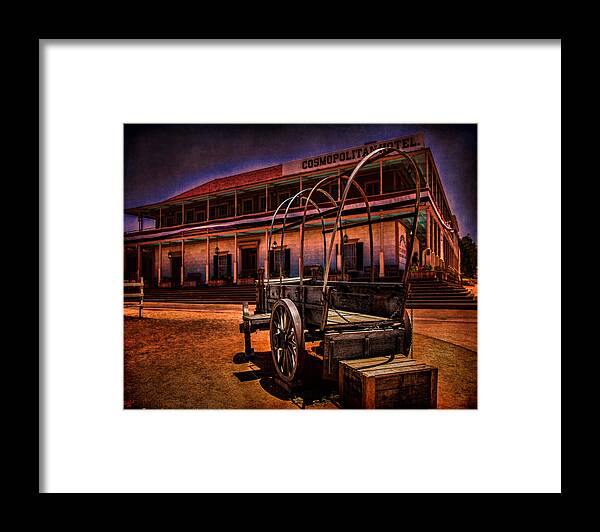 Western Framed Print featuring the photograph Cosmopolitan Hotel by Chris Lord