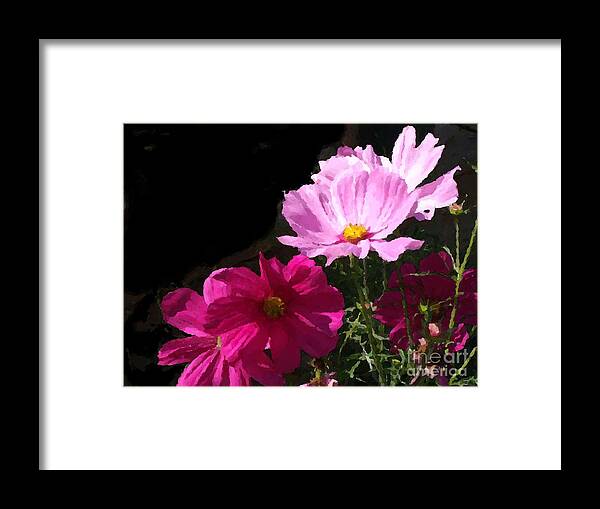  Framed Print featuring the digital art Cosmos 2007 by Denise Dempsey Kane