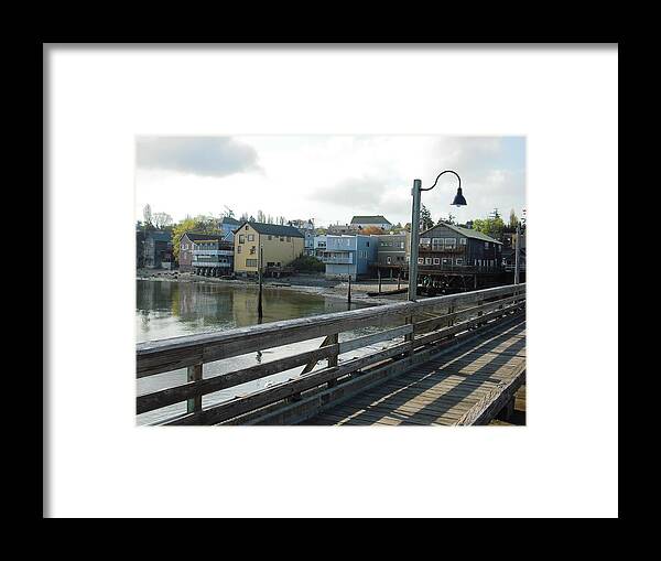 Pier Framed Print featuring the photograph Coupeville Pier by Kelly Manning