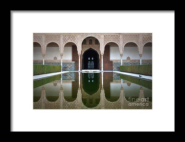 Alhambra Framed Print featuring the photograph Court of the Myrtles by Marion Galt