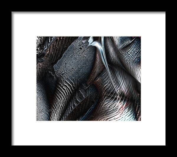 Covering Coals Framed Print featuring the digital art Covering Coals by Steve Sperry