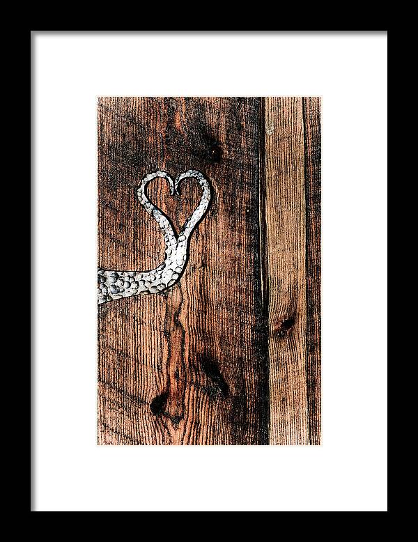 Metal Framed Print featuring the photograph Crafted Heart by Michelle Joseph-Long