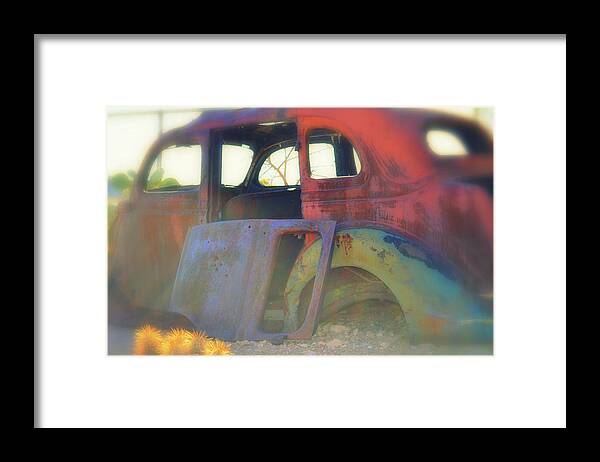 Car Framed Print featuring the photograph Crayola Car by Diane montana Jansson