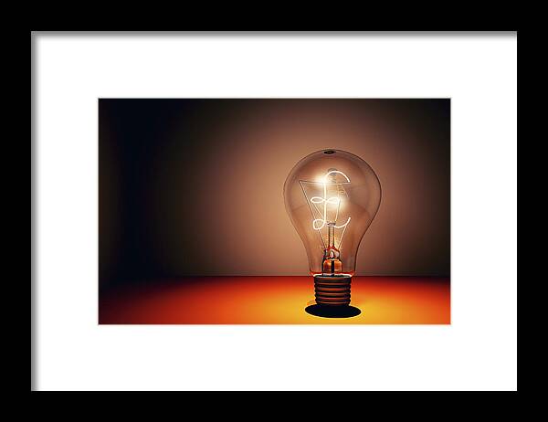 Equipment Framed Print featuring the photograph Creativity, Conceptual Image by Equinox Graphics