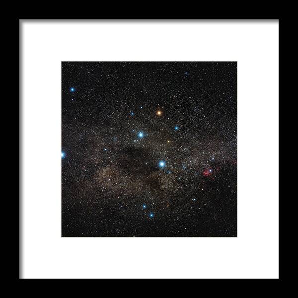Crux Framed Print featuring the photograph Crux Constellation by Eckhard Slawik