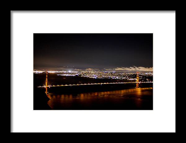 Golden Gate Framed Print featuring the photograph Crystal Clear by David Armentrout