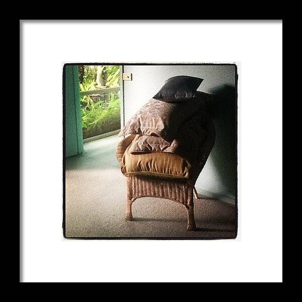 Art Framed Print featuring the photograph Cushions by Blaze Massey