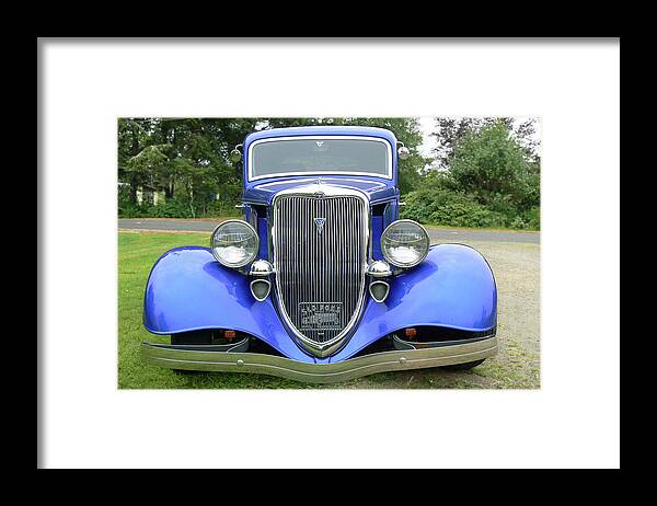 Ford Framed Print featuring the photograph Custom 34 by Pamela Patch