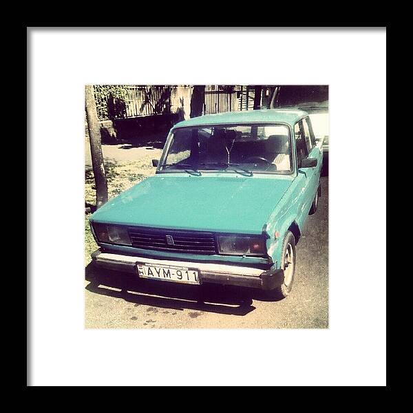 Instahunig Framed Print featuring the photograph Daily Monster #car #mik #igaddict by Peter Toth-Czere